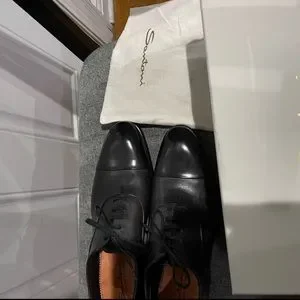 Santoni | Shoes | Brand New Santoni Drk Gray Laceup Dress  display picture 2